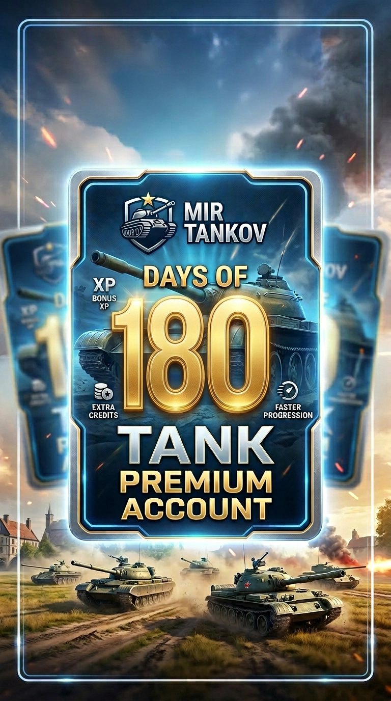 180 Days of Tank Premium Account